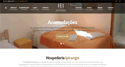 Desktop Screenshot of hospedariaipiranga.com.br